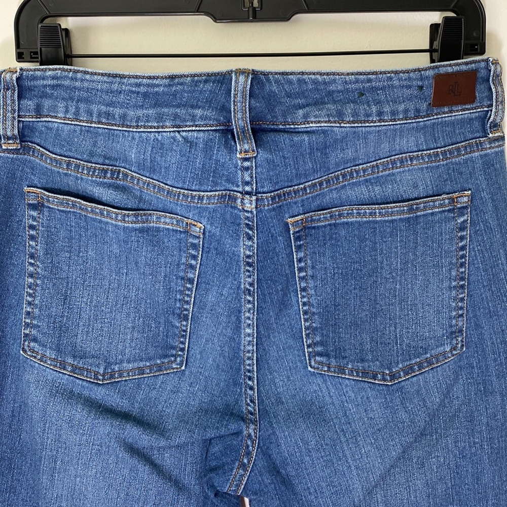 Lauren Ralph Lauren Premier Straight Stretch Denim Jeans Size 8 - Picture 7 of 11